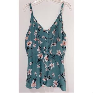 Floral tank top